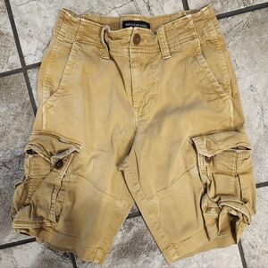American Eagle Outfitters Men's Khaki Cargo Shorts